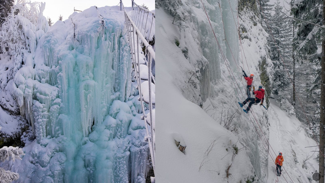 Zimná atrakcia na Skalke pri Kremnici ožíva: Ľadopád je oficiálne otvorený