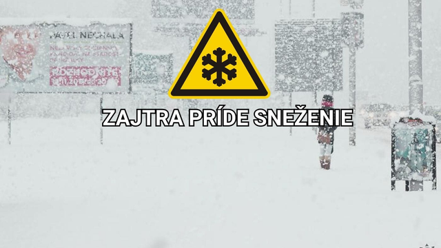 MAPA snehu: Už zajtra príde ďalšia vlna sneženia, ktorá bude aj výdatnejšia