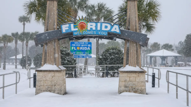 Neobvyklý vývoj počasia. Modely predpovedajú sneh na Floride