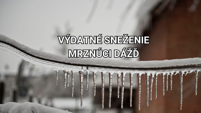 POZOR na počasie: Za rohom je najskôr sneženie, potom nebezpečný mrznúci dážď