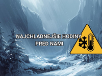 Teploty môžu klesať k -30 °C. Pred nami sú najmrazivejšie hodiny zimy, no môže byť ešte chladnejšie