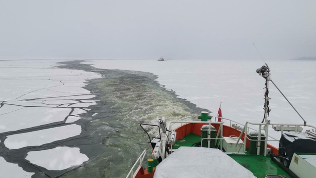 Ľadoborce rozrážajú ľad na rieke: Stalo sa tak prvýkrát za posledných 10 rokov