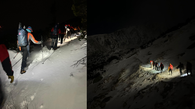 Záchranná akcia vo Vysokých Tatrách trvala celé hodiny. Skončila sa až v noci