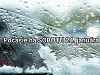 Predpoveď počasia na zajtra, sobotu 24. januára: Prichádza nepríjemná zmena