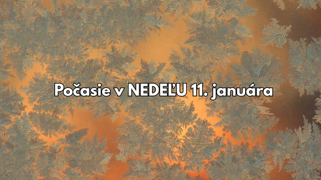 Predpoveď počasia na nedeľu 11. januára: Zajtra viac prituhne, viac nasneží a viac sa rozfúka