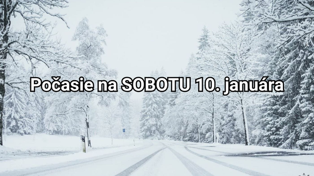 Predpoveď na zajtra, sobotu 10. januára: Kruté mrazy pokračujú, vráti sa aj sneženie