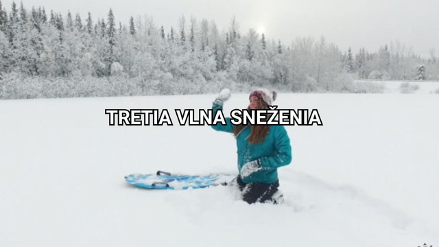 Snehová fujavica dnes potrápi. V noci však príde ďalšie sneženie a tretia vlna