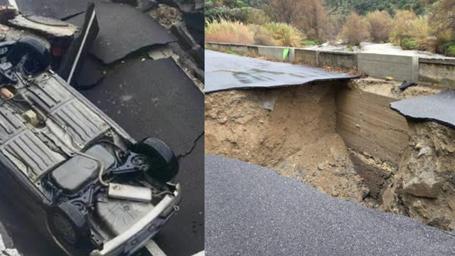 Apokalypsa na juhu: Cyklón Harry trhá cesty, pod autami sa otvára zem