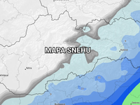 MAPA snehu: Sneh zasype okolité štáty. Na Slovensku napadne niekoľko centimetrov aj to len niekde