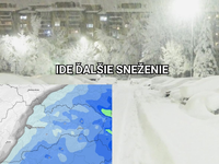 MAPA: Slovensko čaká ďalšie sneženie. Druhá vlna prinesie oveľa viac snehu