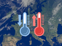 Extrémne teplotné rozdiely naprieč Európou. Kde je aktuálne +20 °C?