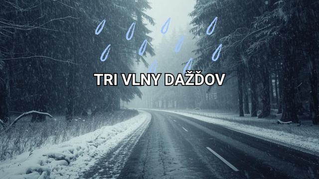 Vyťahujte dáždniky. Čakajú nás tri vlny lejakov