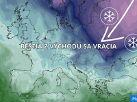 Beštia z východu sa prebudí a vráti sa do Európy. V noci -30 °C, cez deň ledva -20 °C