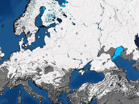 V zovretí zimy: Väčšina Európy leží pod snehovou pokrývkou