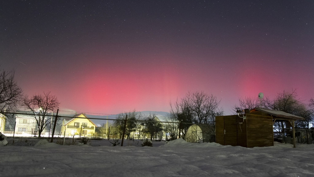 PRÁVE TERAZ: Pondelkový večer nad Slovenskom rozžiarila polárna žiara