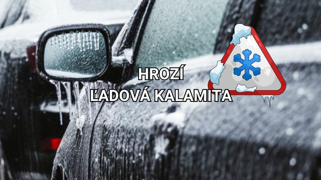 Hrozí kalamita! Ľad na časti Slovenska obalí cesty, chodníky, stromy aj drôty