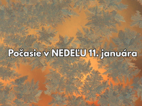 Predpoveď počasia na nedeľu 11. januára: Zajtra viac prituhne, viac nasneží a viac sa rozfúka