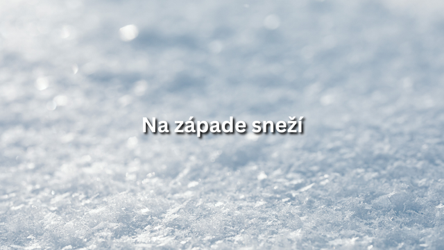 Na západe už sneží. Koľko snehu napadne?
