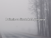 Počasie na štvrtok 15. januára: Na Slovensku sa otepľuje, no nastupujú aj hmly