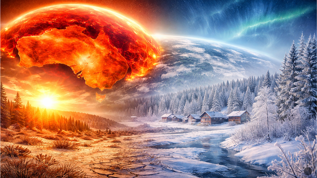 Toto je extrém: Denný globálny rozdiel teplôt bol takmer 100 °C