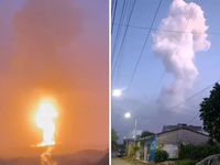 Oblohu preťal hrôzostrašný polkilometrový stĺp ohňa: Nešlo však o klasickú erupciu magmy