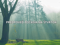 Predpoveď počasia na zajtra: Štvrtok prinesie príjemnú zmenu počasia. Teploty pôjdu nahor