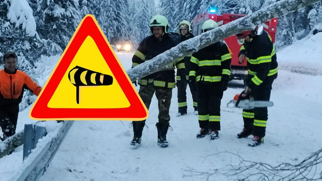 Slovákov čaká najsilnejší vietor od začiatku roka. Hrozia škody a pocitová teplota sa dostane k -15 °C