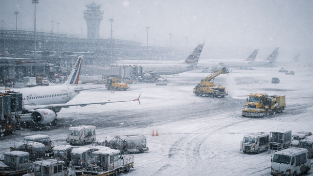 Sneh spôsobuje ďalšie problémy. Zrušili desiatky letov