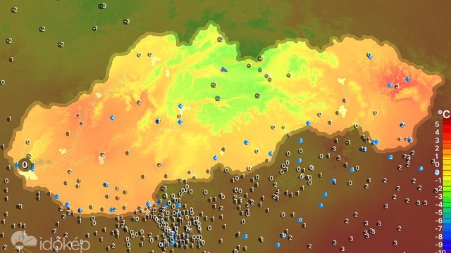 Na Slovensku sa už výrazne otepľuje. Teplý front mení počasie, sneh rýchlo zmizne