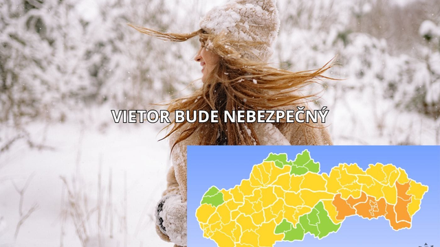 Slováci, pozor na vietor. Bude veľmi silný a môže spôsobovať aj škody