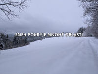 Zima nekončí a naberie v našej oblasti na sile. Napadne až do 100 cm snehu