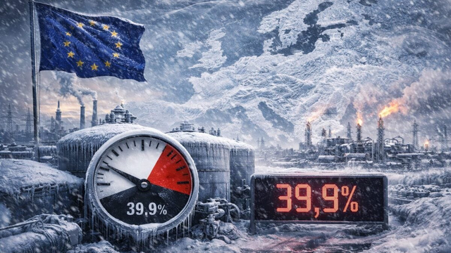 Krutá zima zasiahla Európu: Zásoby plynu klesli na historické minimum