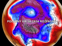 Polárny vír sa opäť rozpadne. Črtá sa ďalšia vlna mrazov