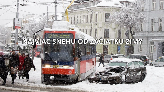 Napadne najviac snehu od začiatku zimy. Tieto oblasti budú najviac zasiahnuté