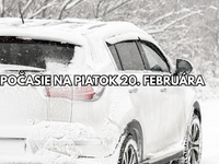 Predpoveď počasia na piatok 20. februára. Zajtra čakajte KALAMITU, no nie všade
