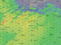 Nová mapa SNEHU: Predpoveď sľubuje, že sneh o pár hodín napadne aj v nížinách