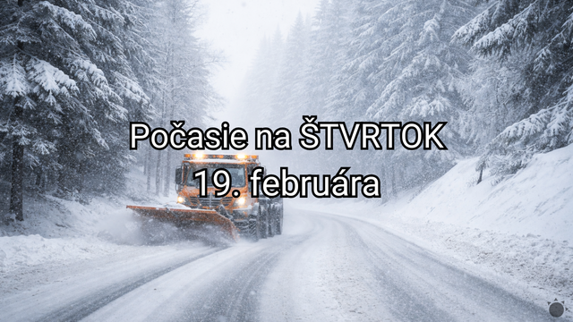 Počasie na zajtra, štvrtok 19. februára: Radosť z hokeja vystriedajú problémy so snehom. Kde ho spadne najviac?