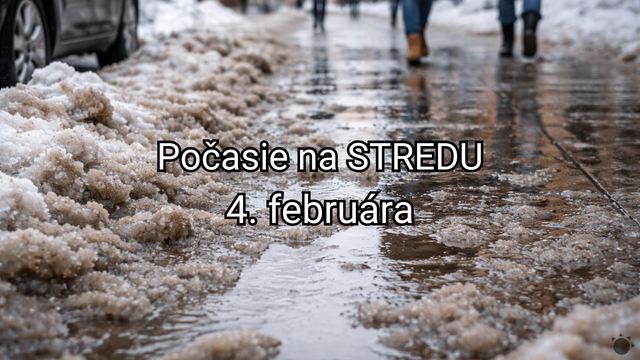 Počasie na zajtra, stredu 4. februára: Čaká sa výrazné oteplenie a odmäk