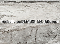 Predpoveď počasia na nedeľu, 22. februára: Mrazy končia, prichádzajú dážď a čľapkanica