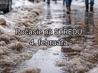 Počasie na zajtra, stredu 4. februára: Čaká sa výrazné oteplenie a odmäk