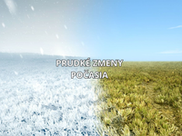 Teraz sa prudko oteplí, bude až +14 °C. Cez víkend sa zasa prudko ochladí