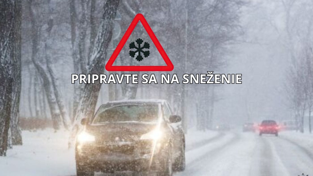 VÝSTRAHA pred snežením. Tieto okresy Slovenska zasype sneh