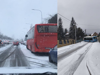 Sneh a poľadovica spôsobujú chaos a hromadu nehôd, cesta R1 je uzatvorená!