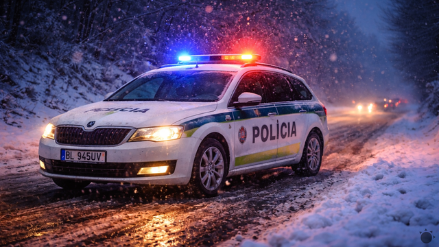 Na sneženie reaguje aj polícia: Vodičov upozorňuje na kritické úseky