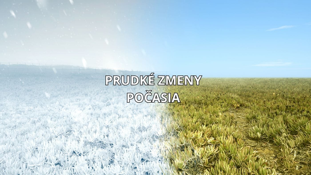 Teraz sa prudko oteplí, bude až +14 °C. Cez víkend sa zasa prudko ochladí