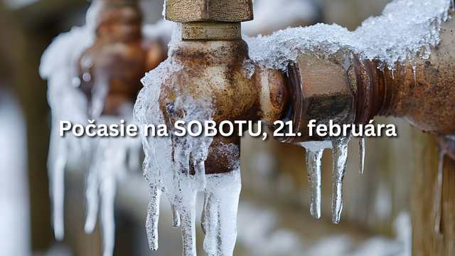 Predpoveď počasia na sobotu, 21. februára: Po mrazivej noci príde oteplenie