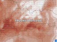 Takto výdatne už dlho nepršalo. Slovensko následne čaká nezvyčajne prudké oteplenie