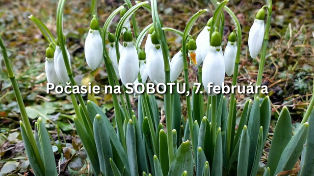 Predpoveď počasia na sobotu, 7. februára: Teplé a sychravé počasie bude pokračovať