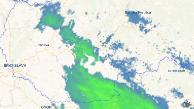 Na západe začína byť bielo. Ďalšia vlna sneženia je tu