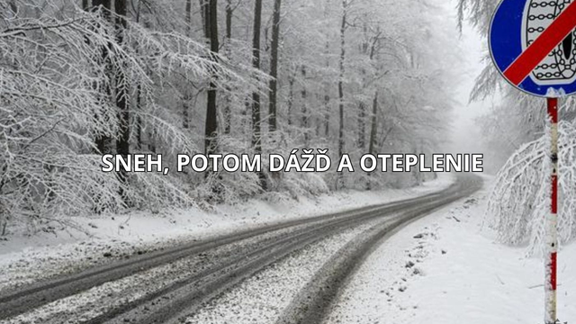 Slovensko o pár hodín pokryje sneh. Napadne až 15 cm snehu a potom sa prudko oteplí